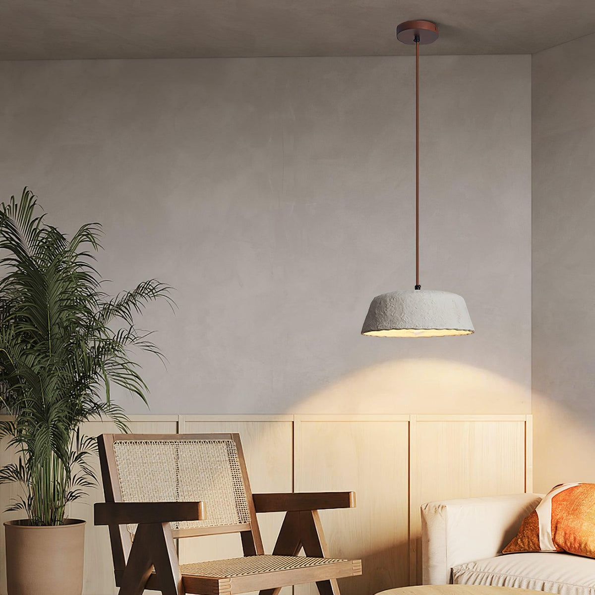Stone Moderne hanglamp van hout