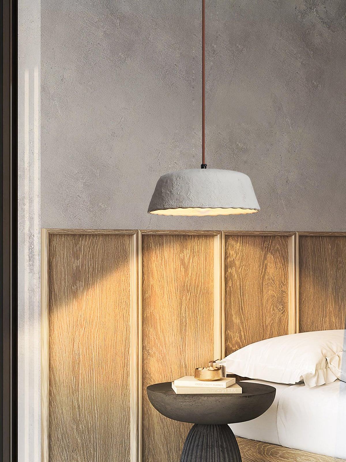 Stone Moderne hanglamp van hout
