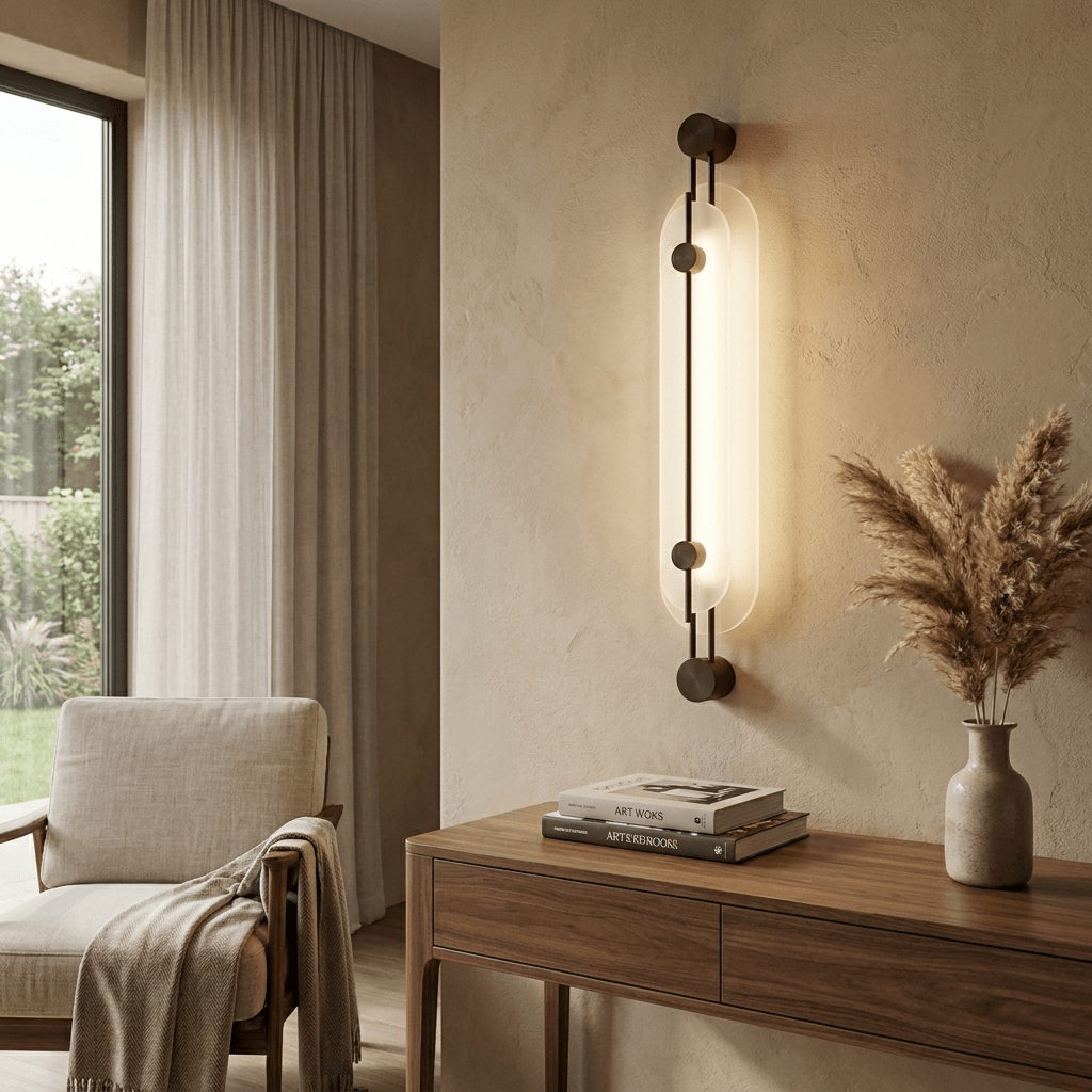 Eirirenne wandlamp in albast