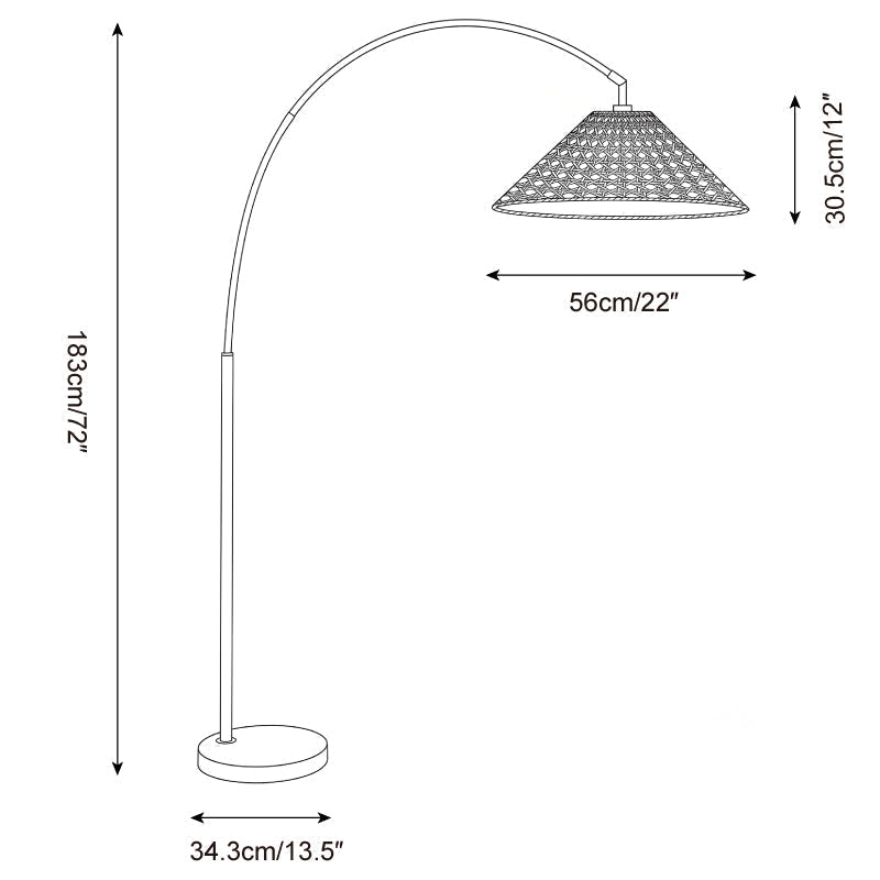Arche vloerlamp