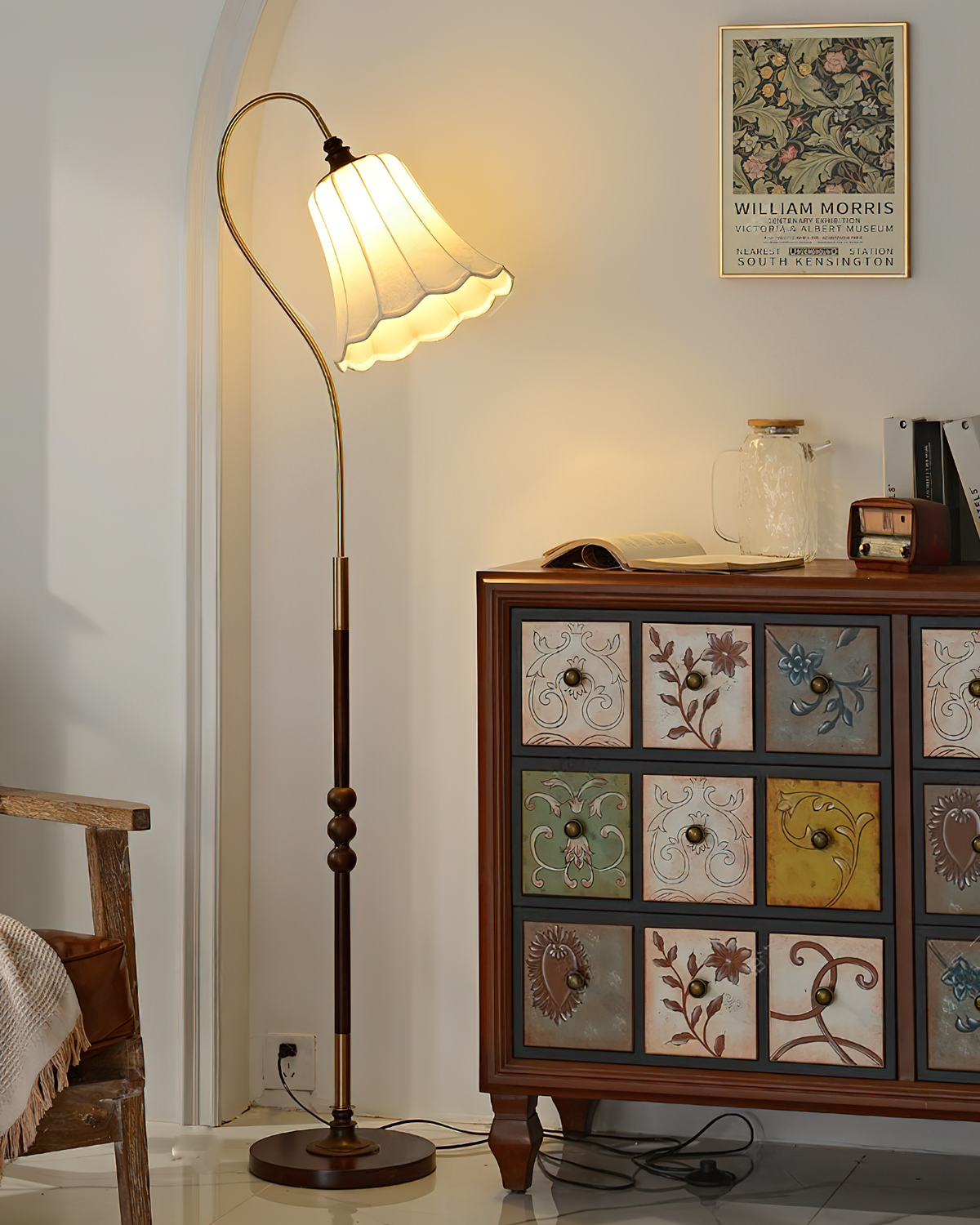 Tuliple vloerlamp
