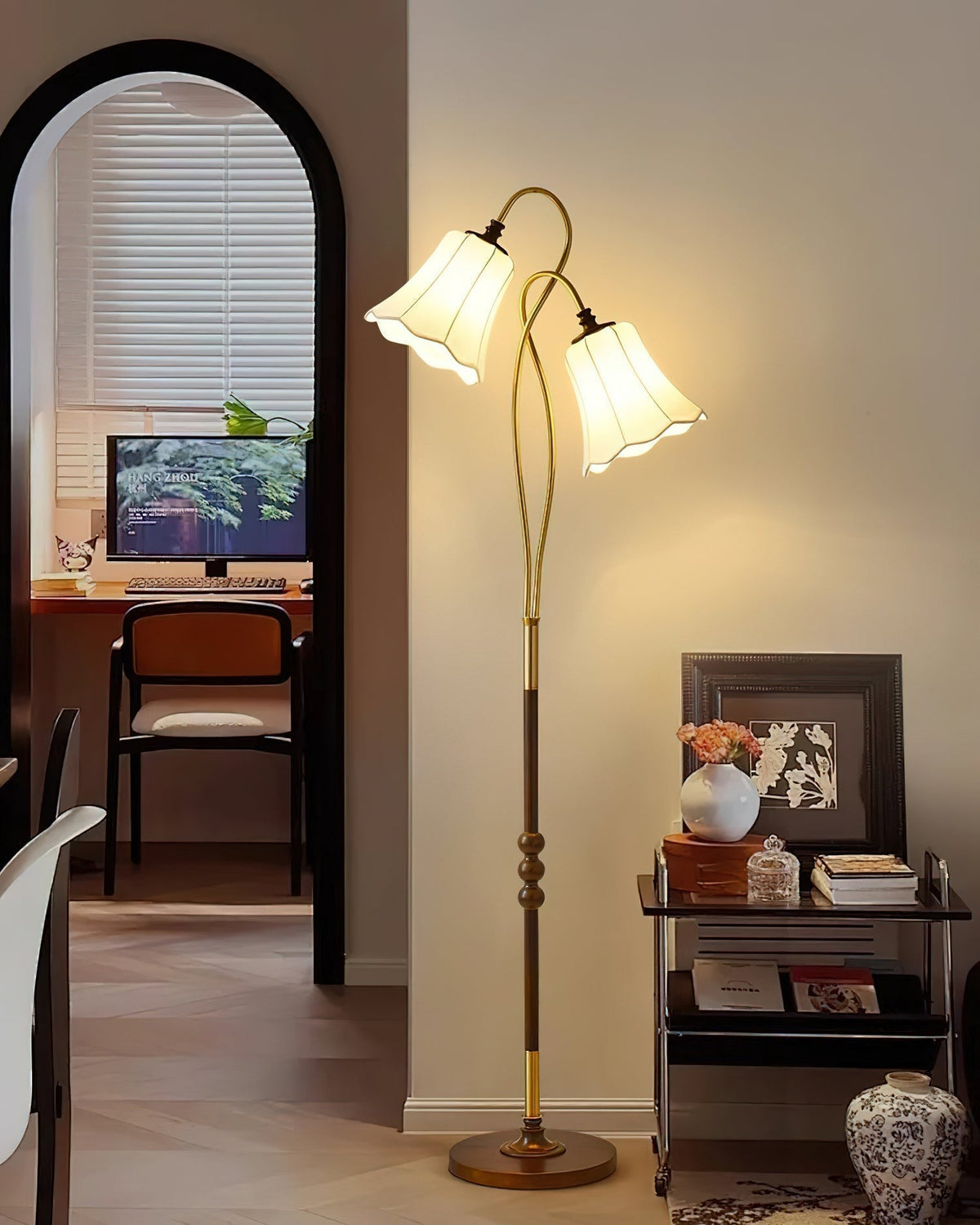Tuliple vloerlamp
