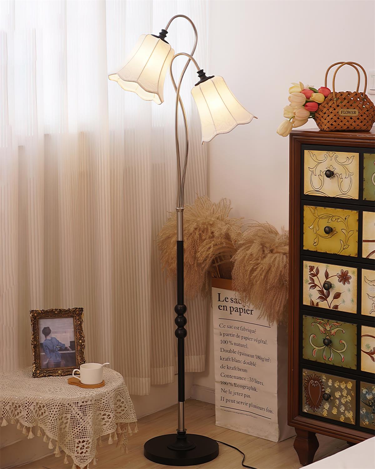Tuliple vloerlamp