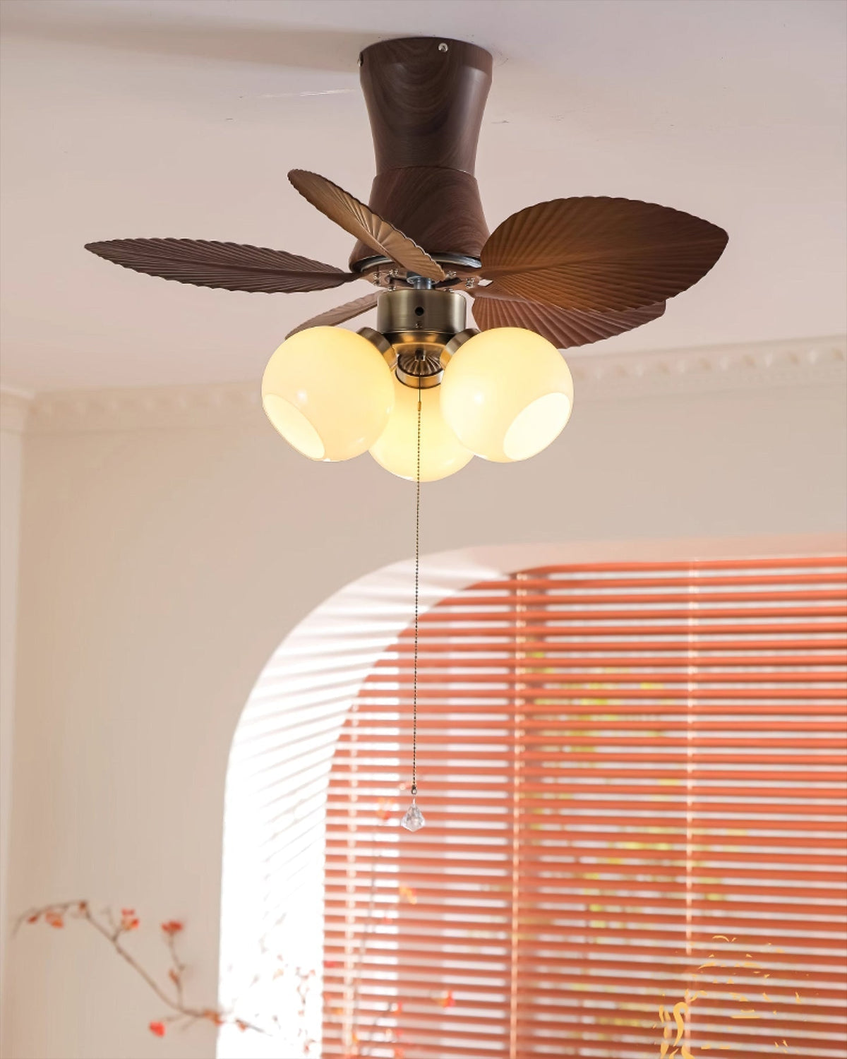Malibu plafondventilator met verlichting