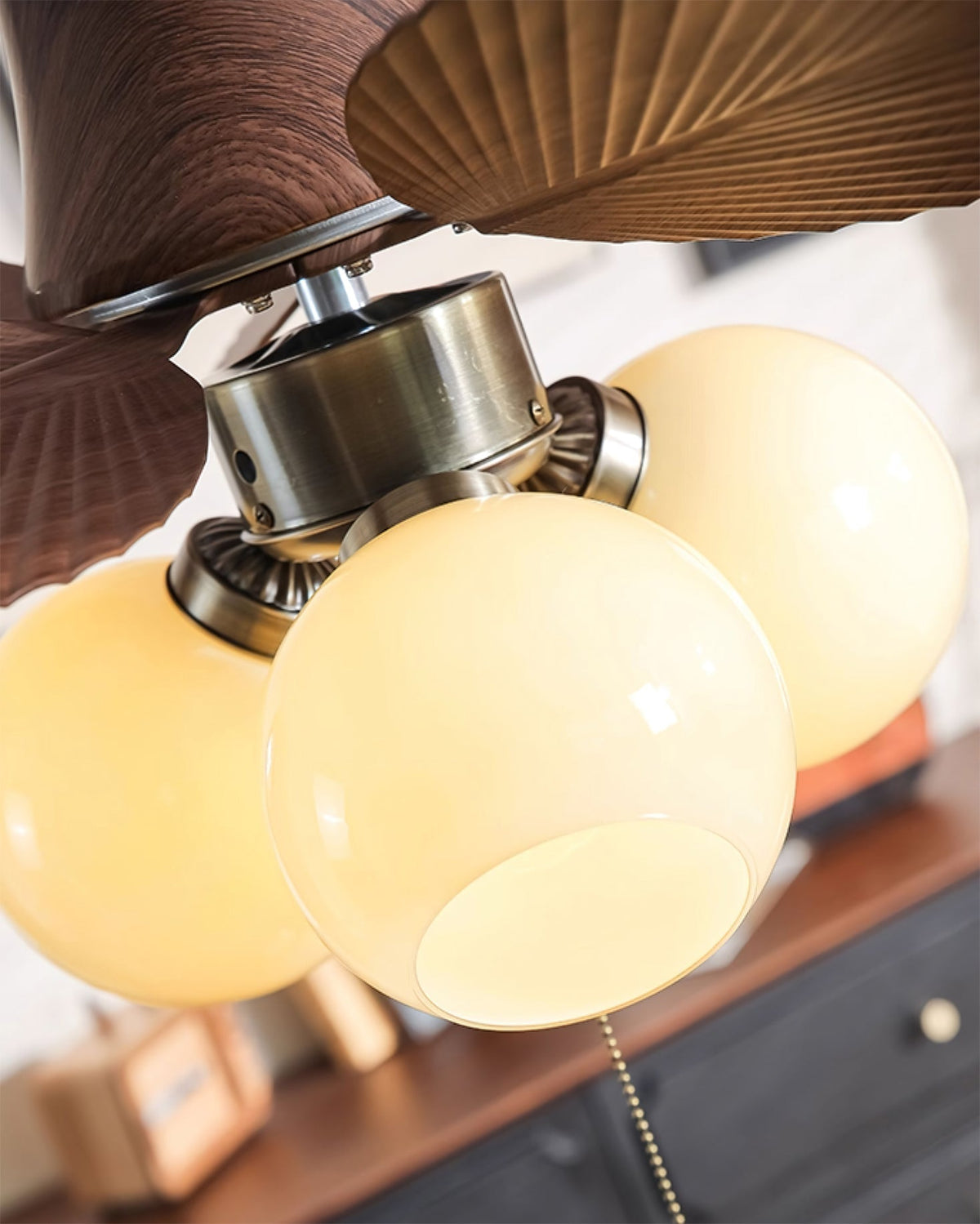 Malibu plafondventilator met verlichting