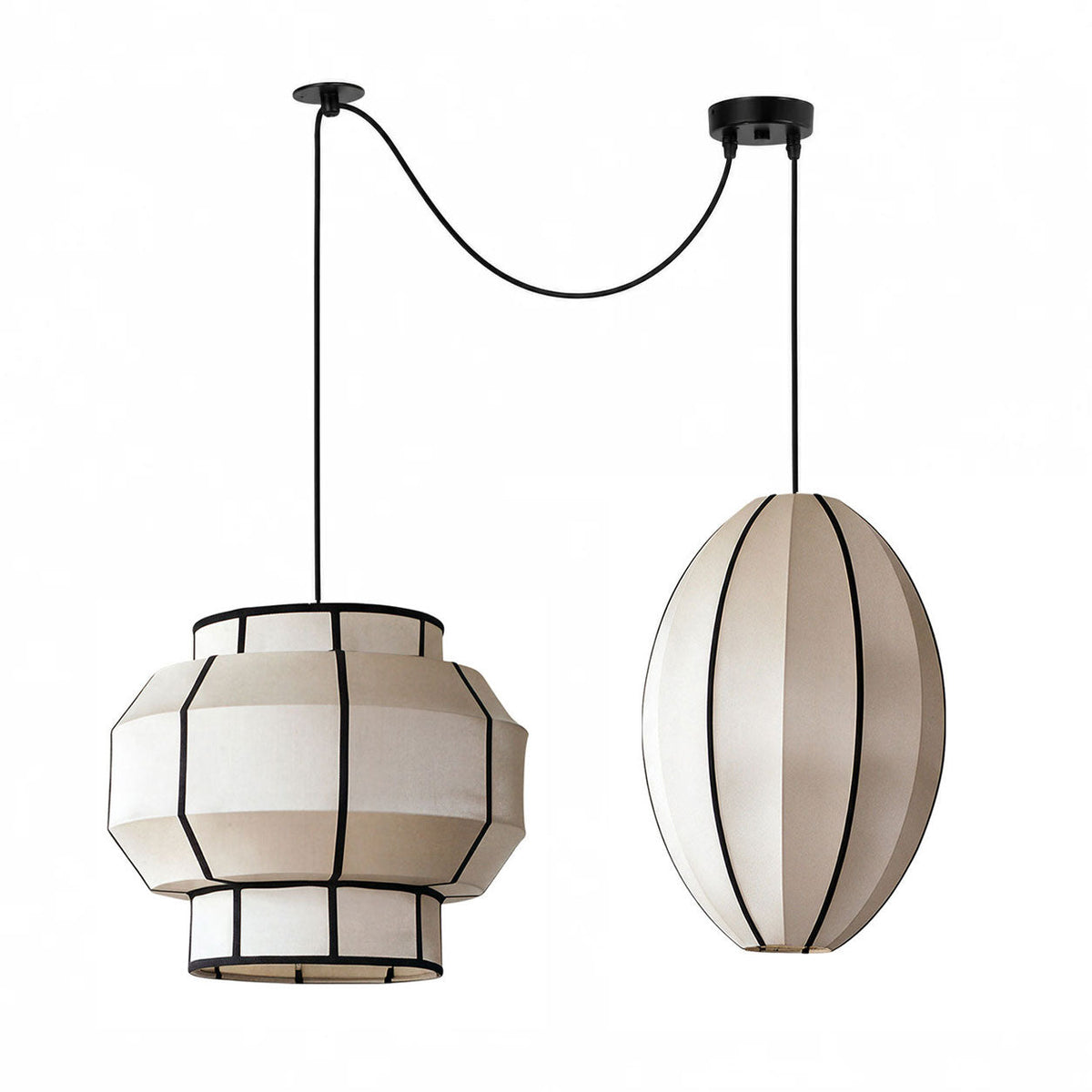 Southvale3 stoffen hanglamp