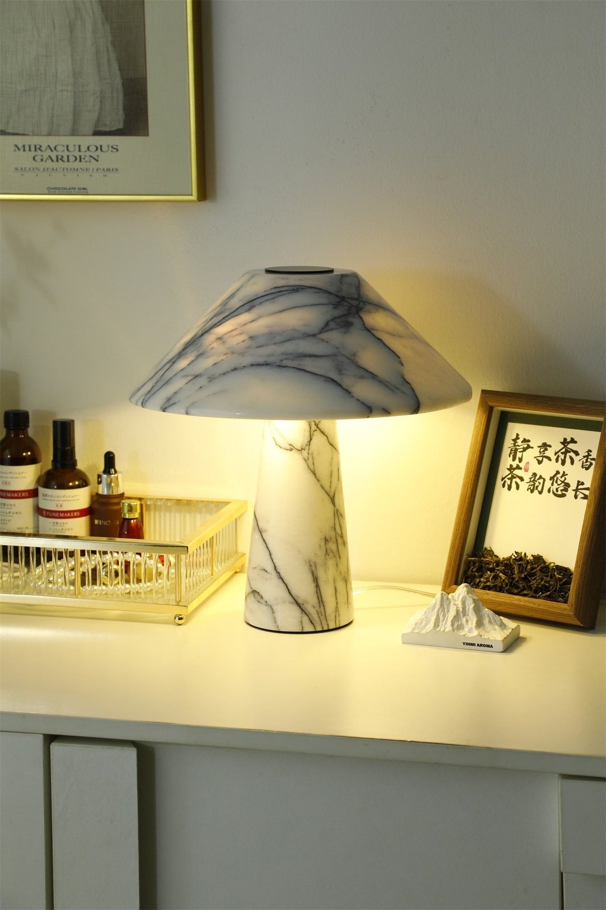 Dashiell Marmer Moderne tafellamp
