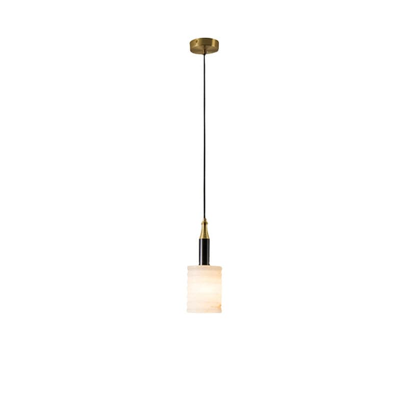 Hanglamp Albast Ribbelcilinder