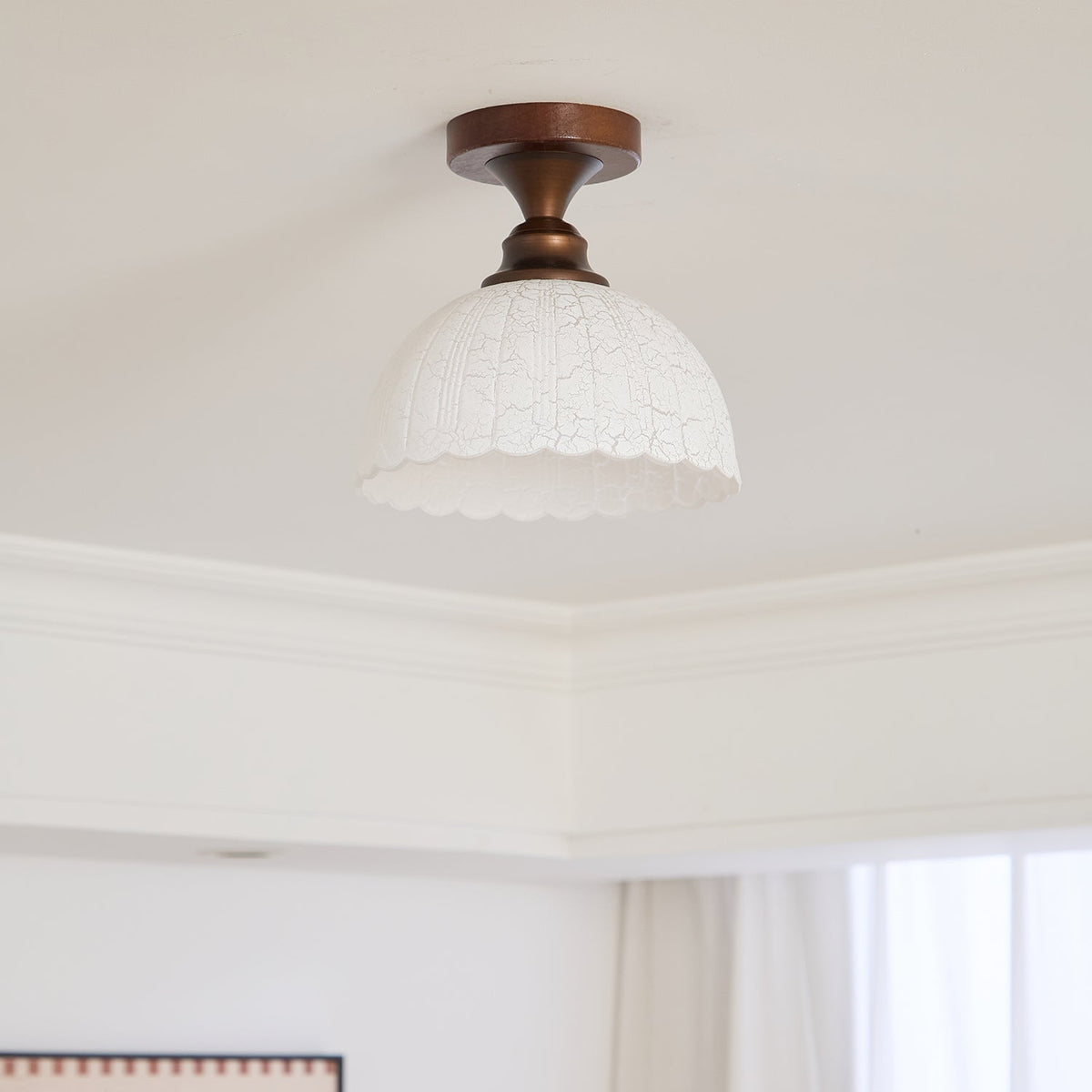 Alveneth Premium Noordse kunst glas plafondlamp