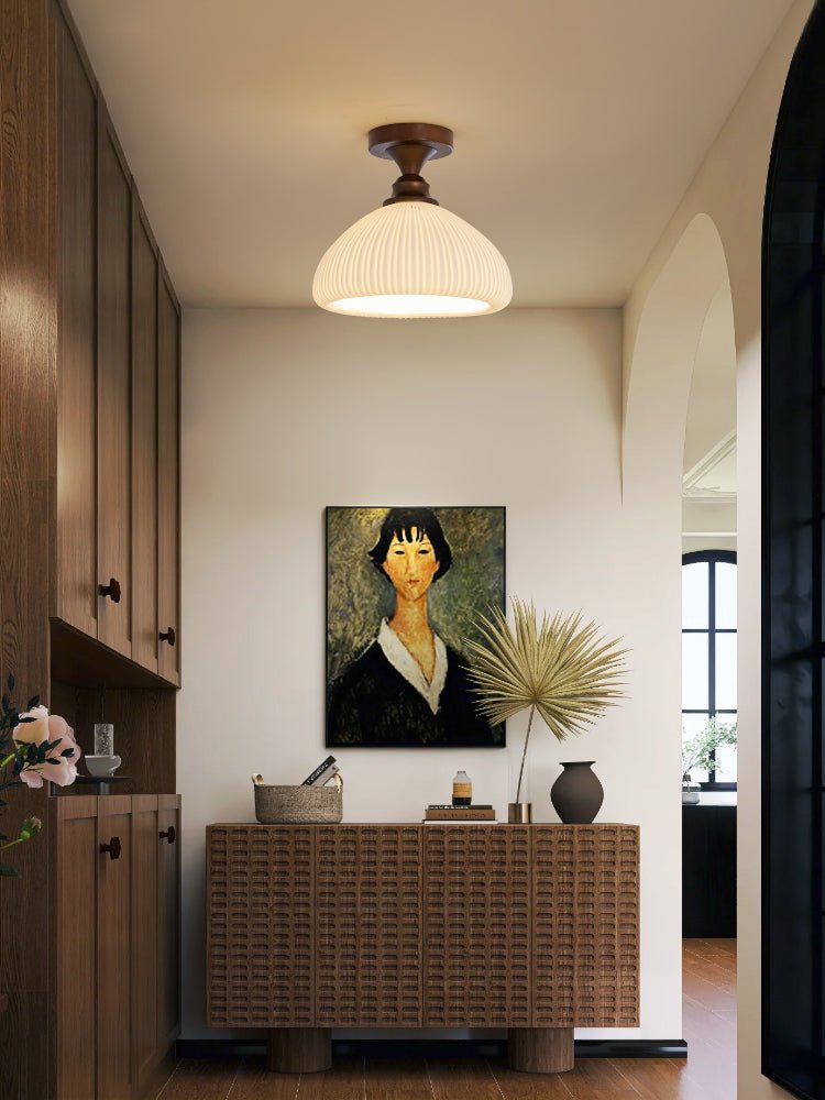 Alveneth Premium Noordse kunst glas plafondlamp