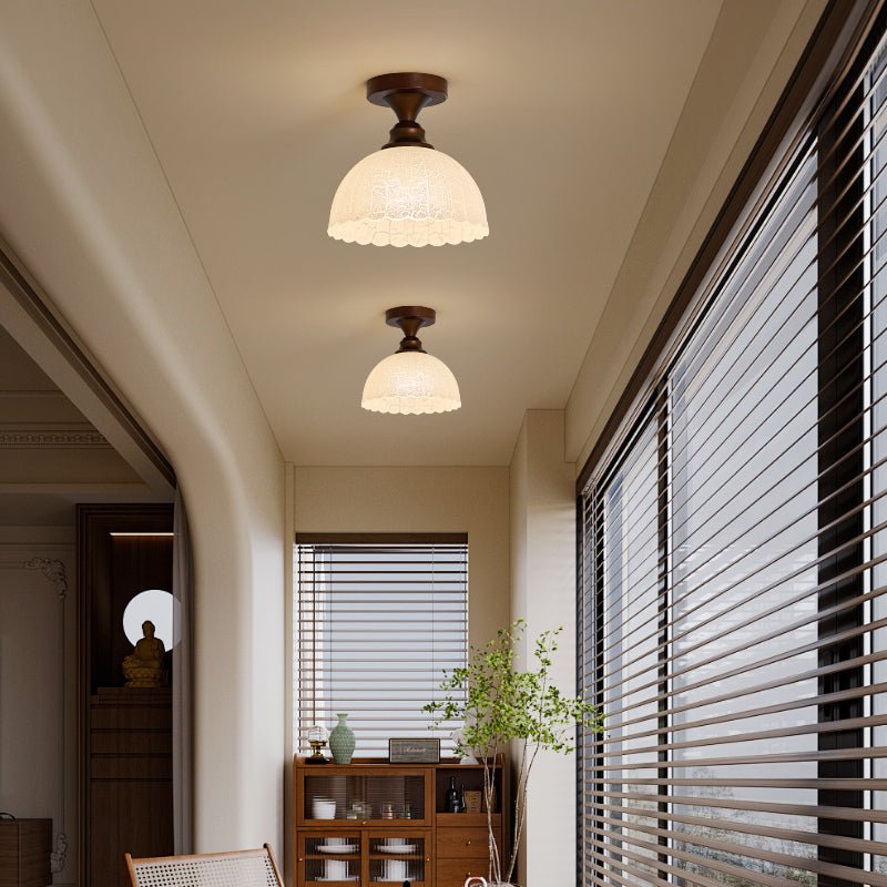 Alveneth Premium Noordse kunst glas plafondlamp