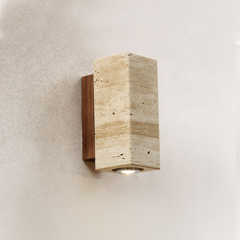 Norenina travertin wandlamp