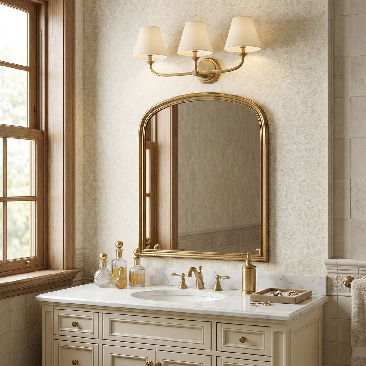 Oriisina messing wandlamp