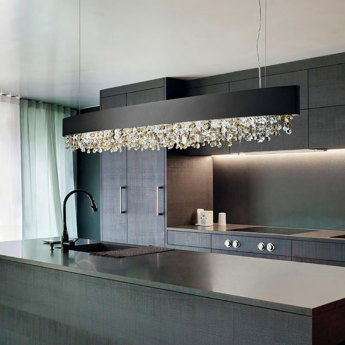 Kaelan Moderne luxe kristallen hanglamp