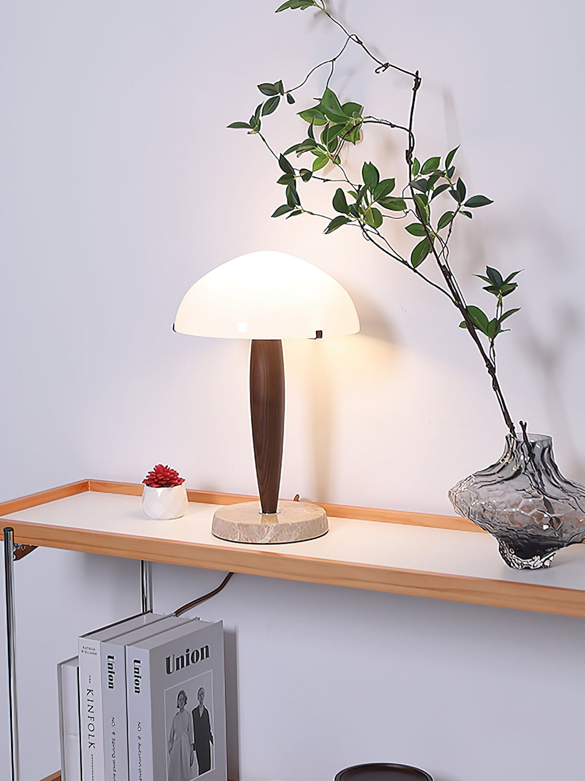 Jackson Minimalistische tafellamp van glas
