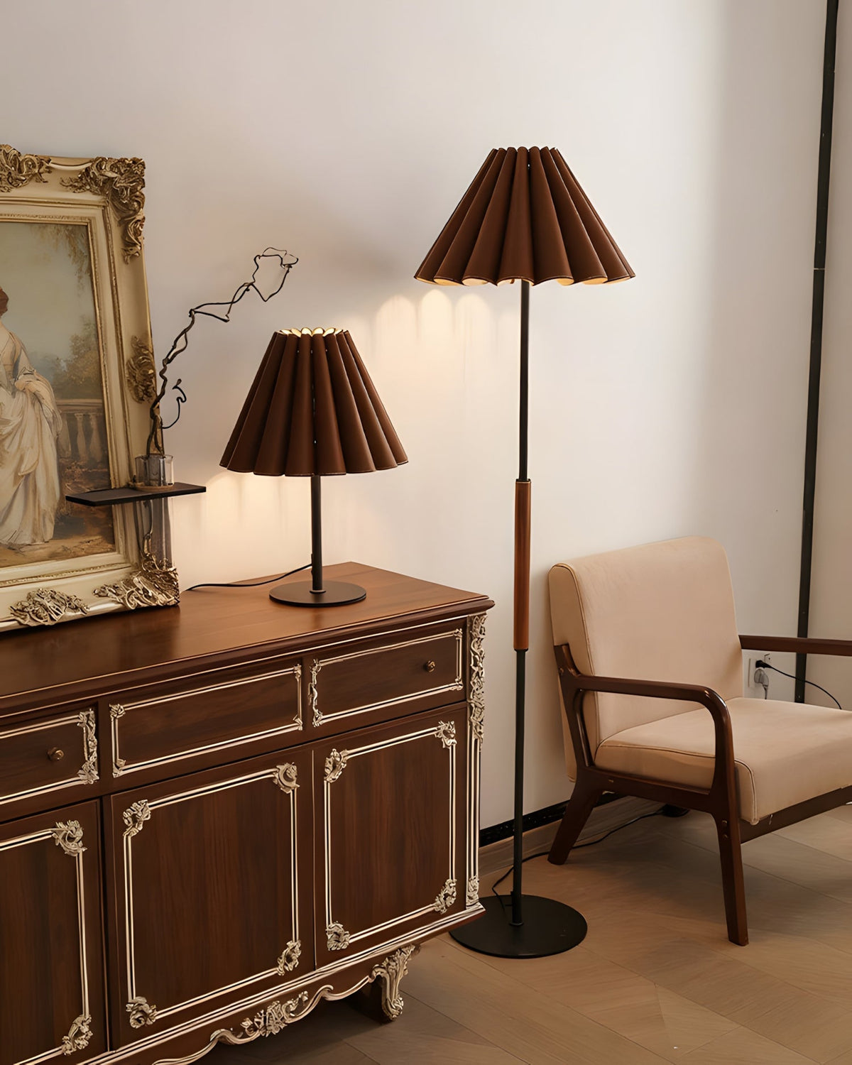 Renaria Pleat vloerlamp