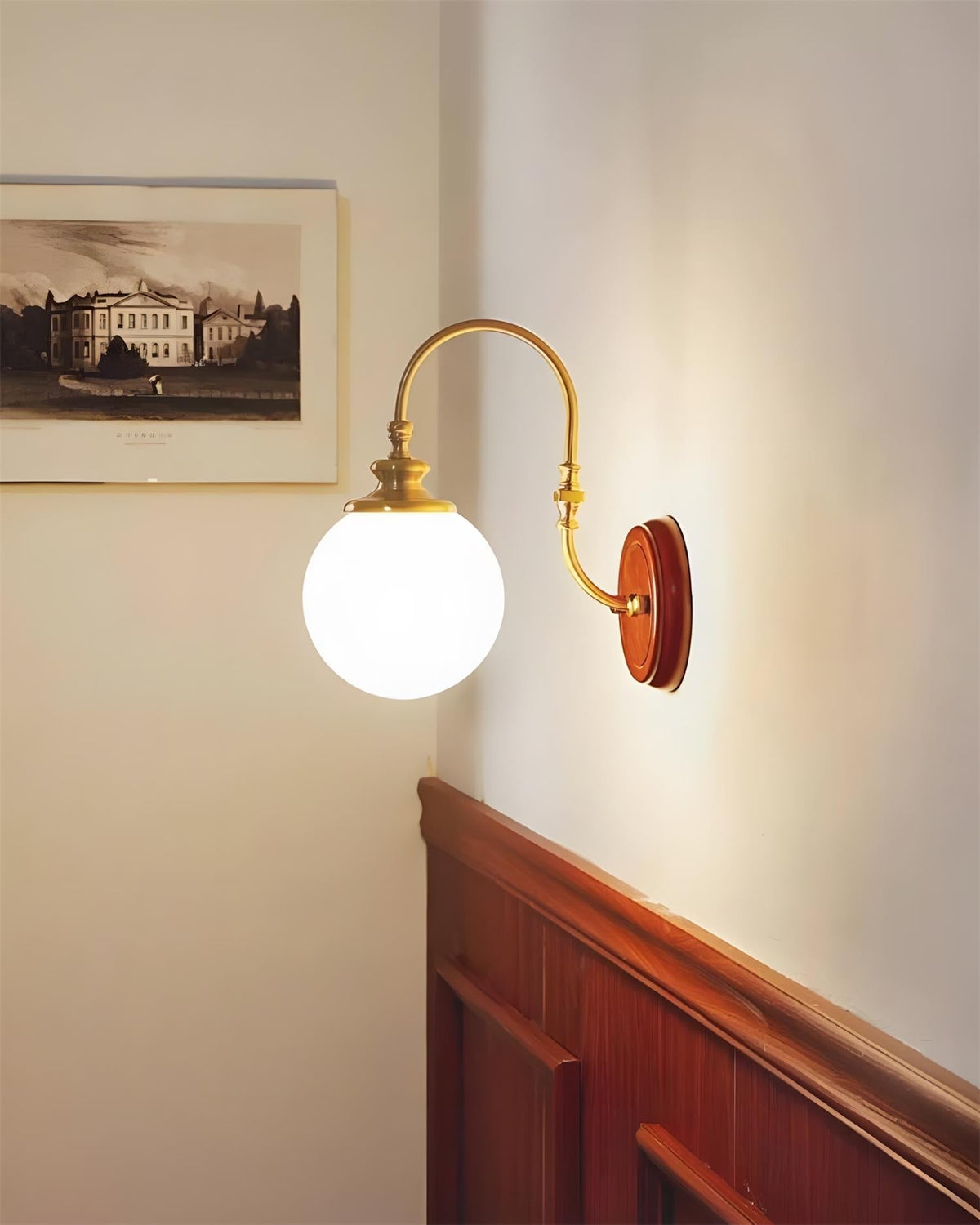 Rosette wandlamp