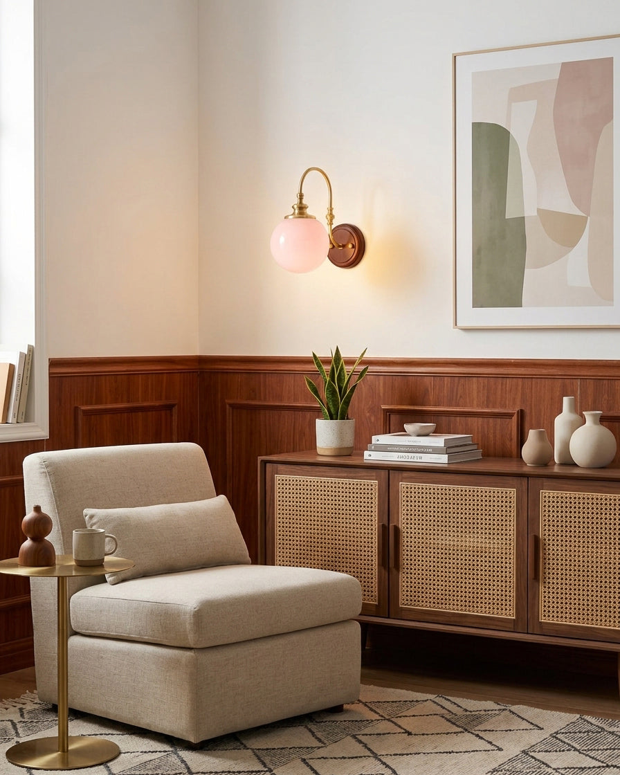Rosette wandlamp