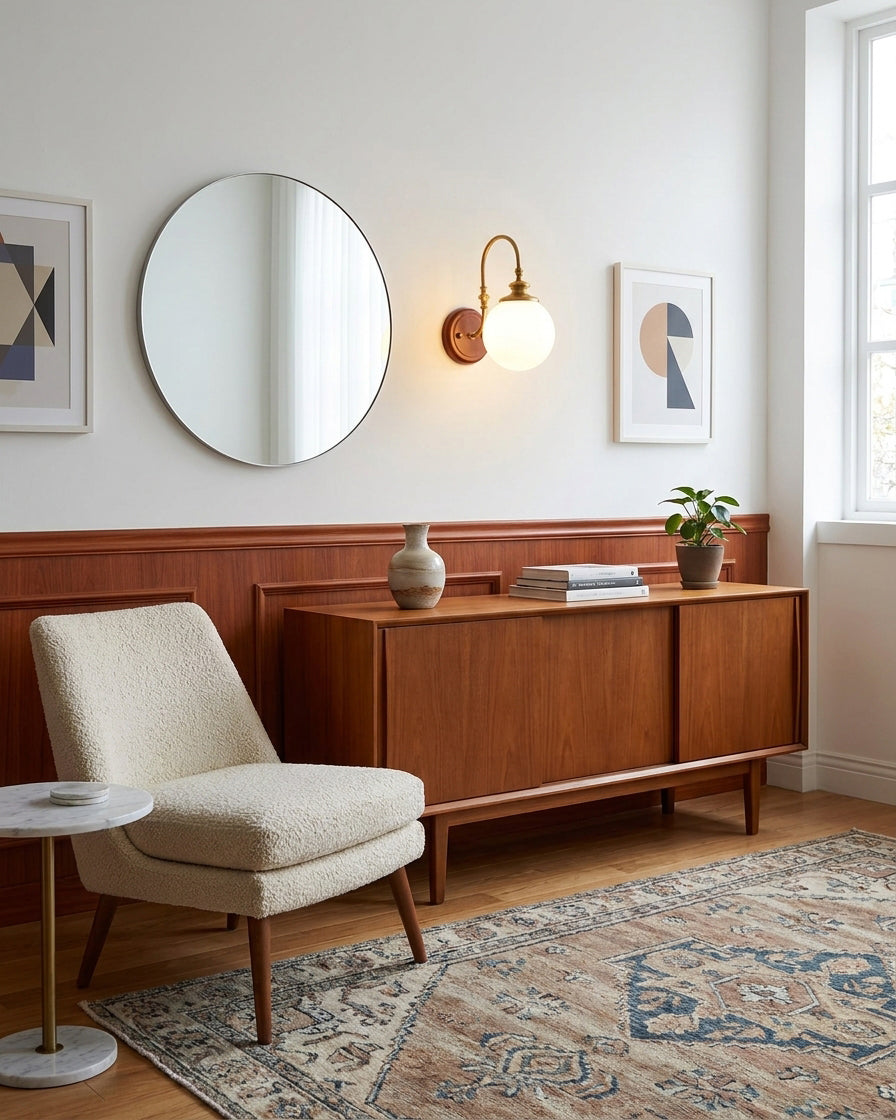 Rosette wandlamp