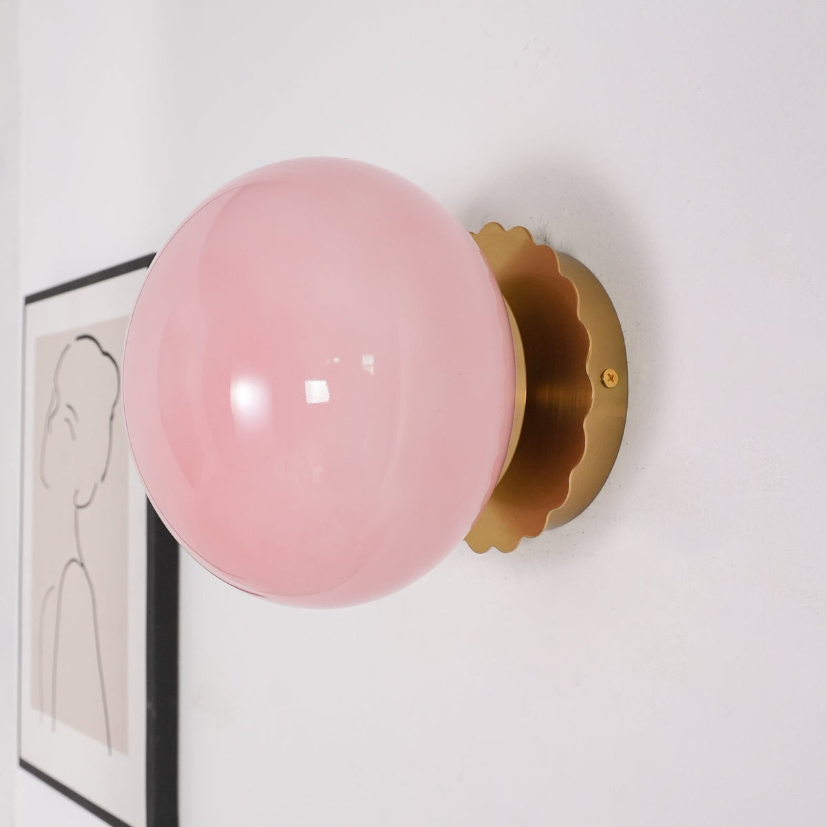 Stefan Moderne minimalistische wandlamp van glas