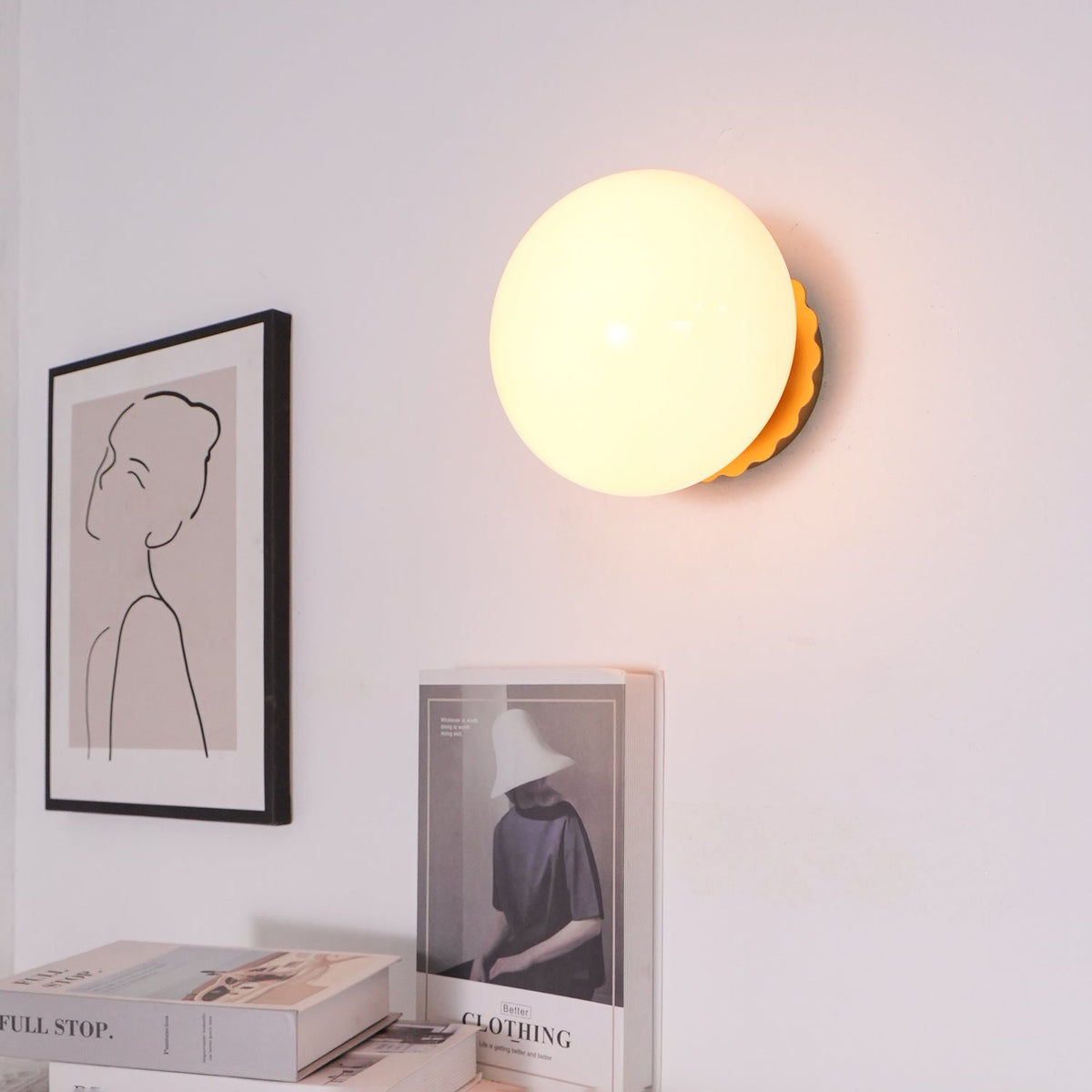 Stefan Moderne minimalistische wandlamp van glas