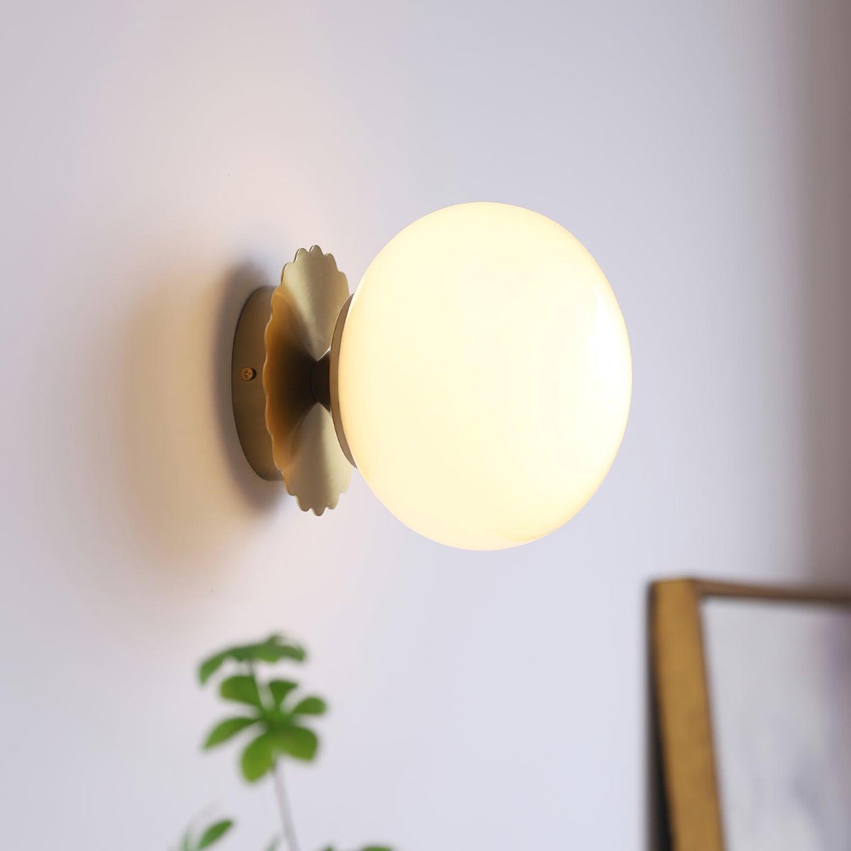 Stefan Moderne minimalistische wandlamp van glas