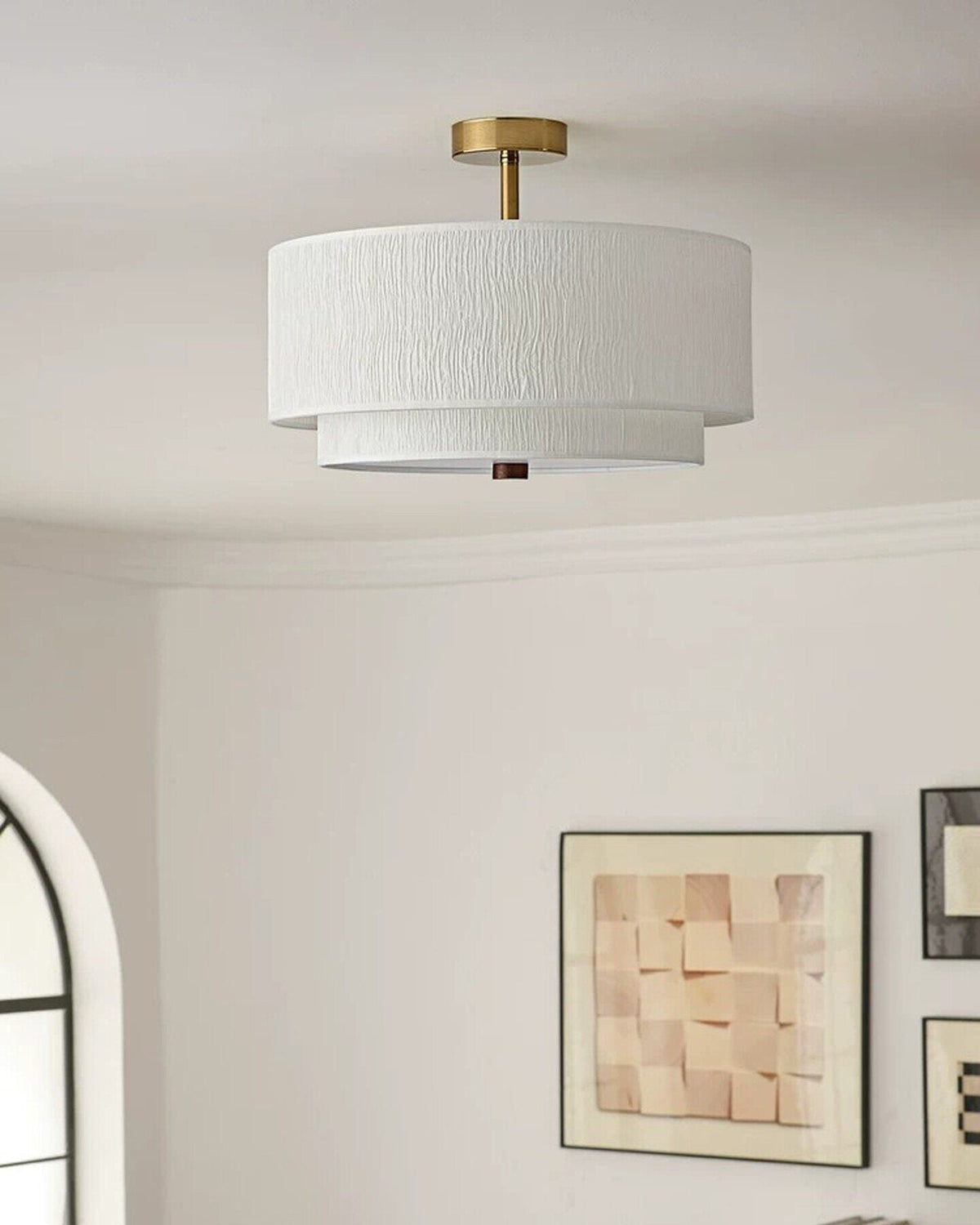 Brie vlakke plafondlamp