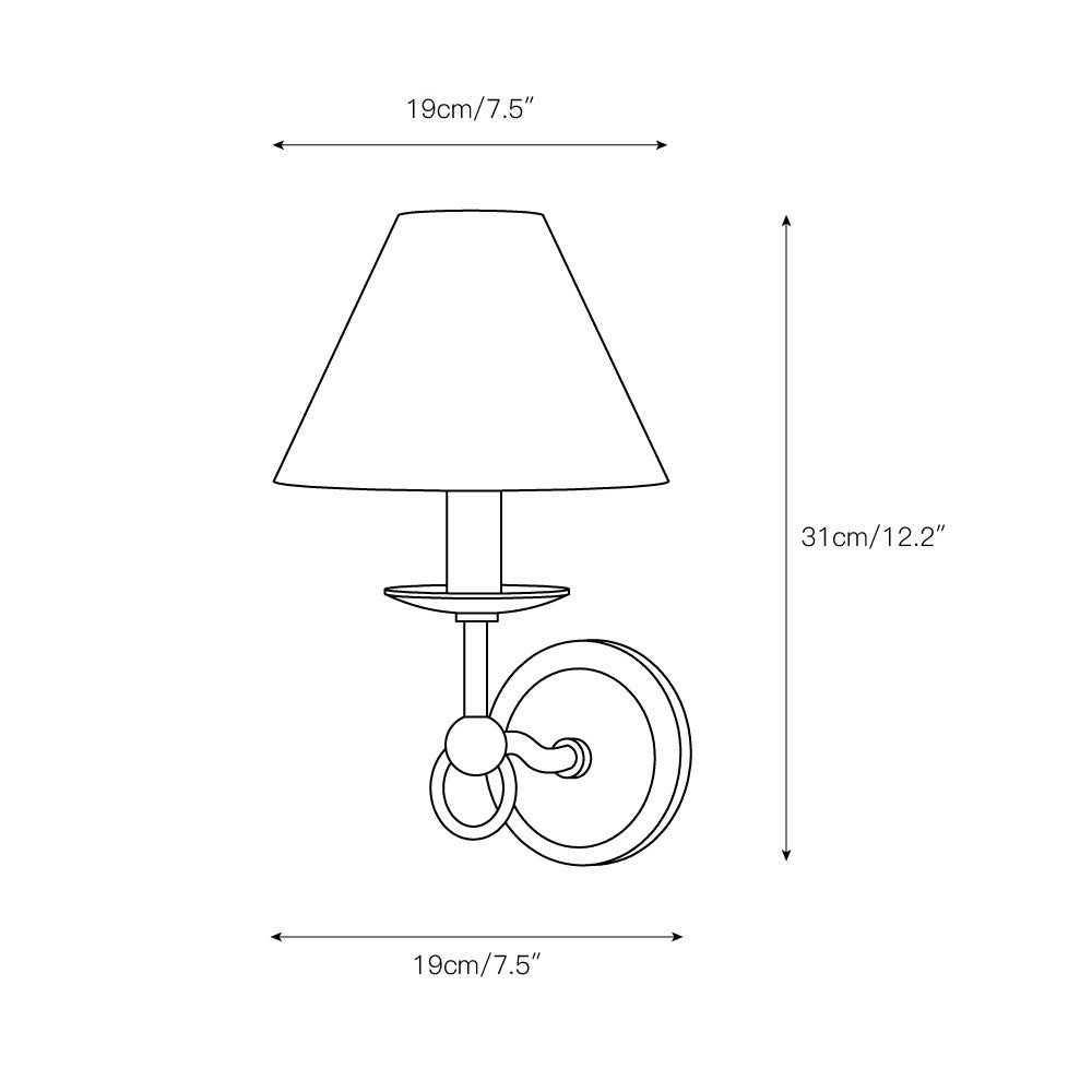 Viraoaria wandlamp