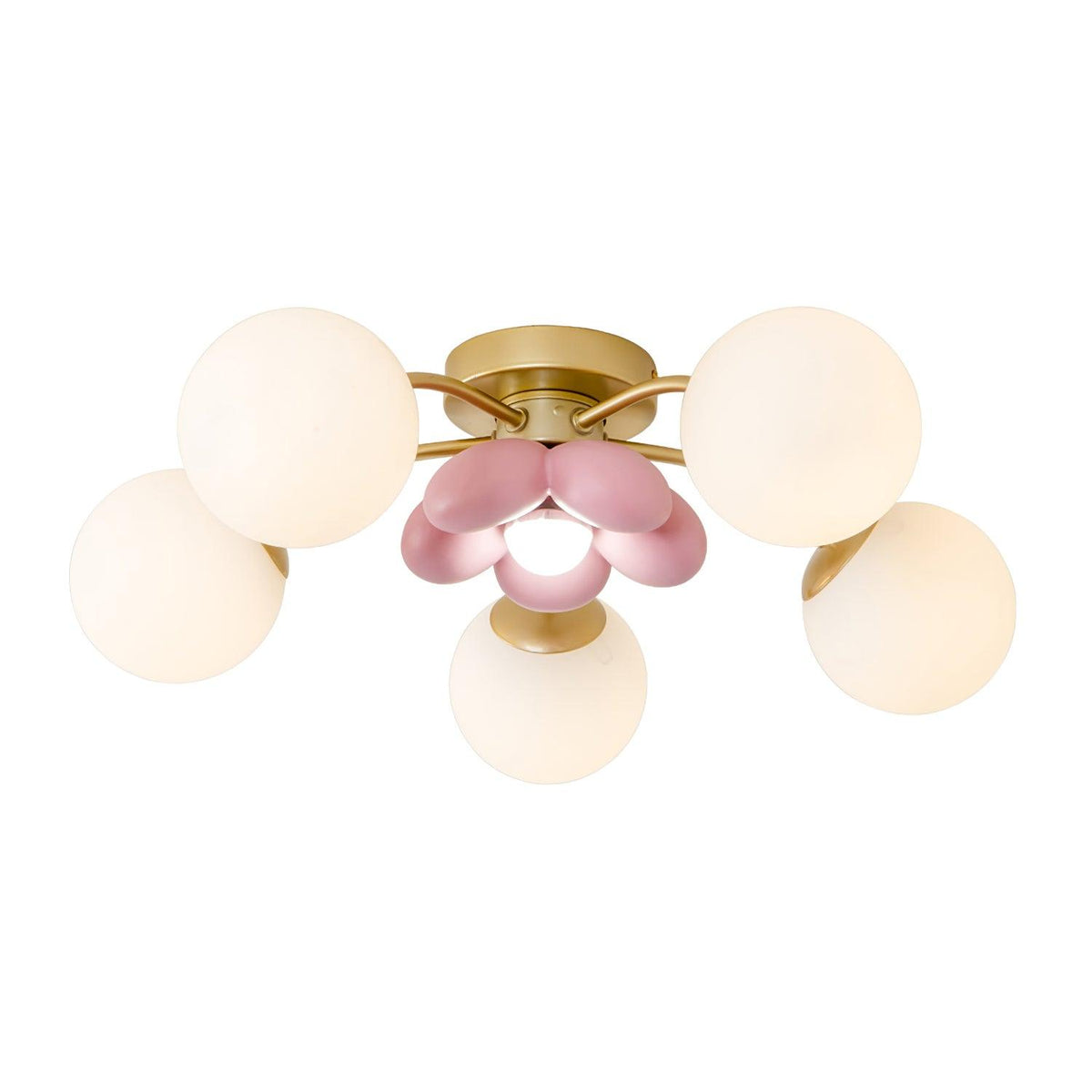 Nirox plafondlamp met Roze Bloemblaadjes