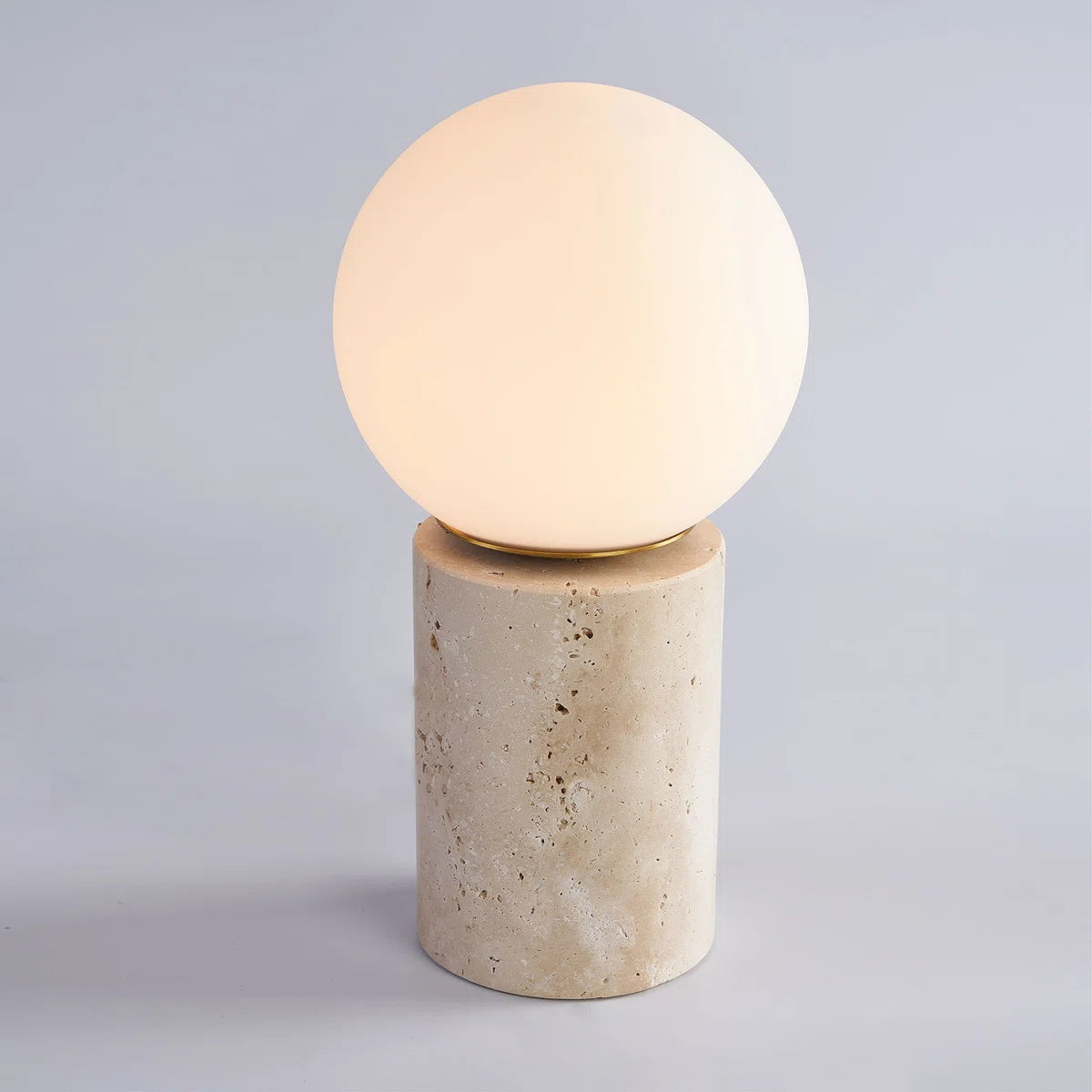 Norinise travertin tafellamp Beige