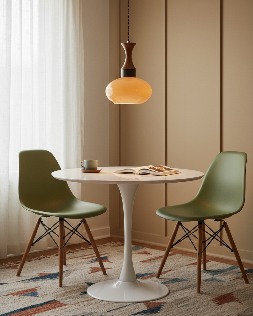 Chara hanglamp met stekker in bruin