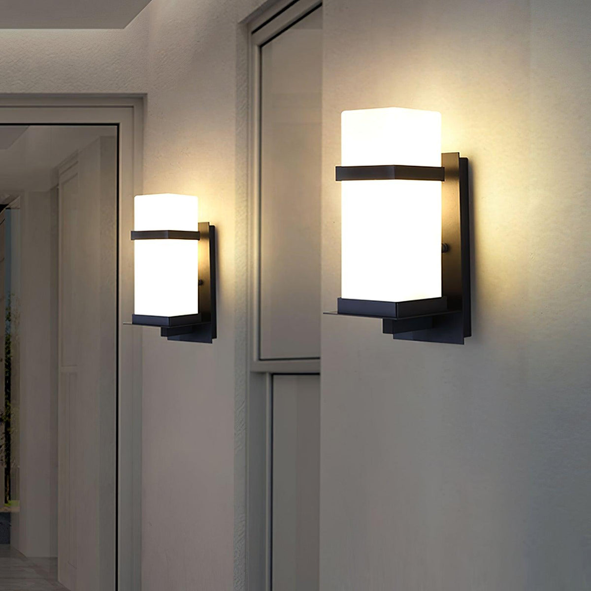 Dula Noordse kunst glas Buitenwandlamp