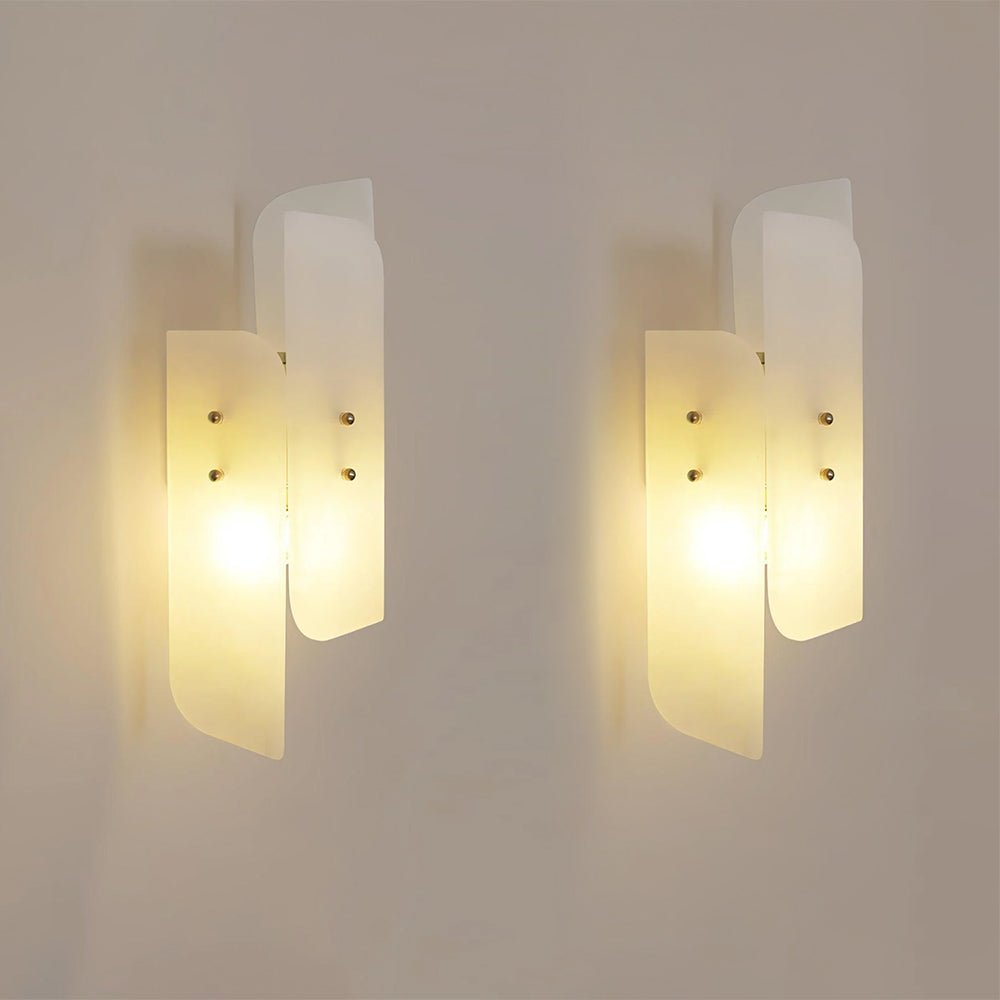 Eiroette albasten wandlamp