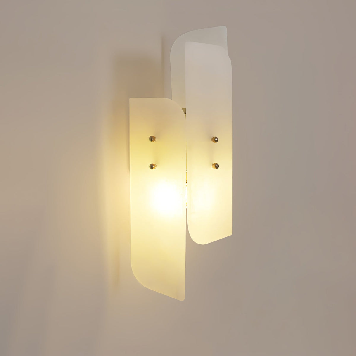 Eiroette albasten wandlamp