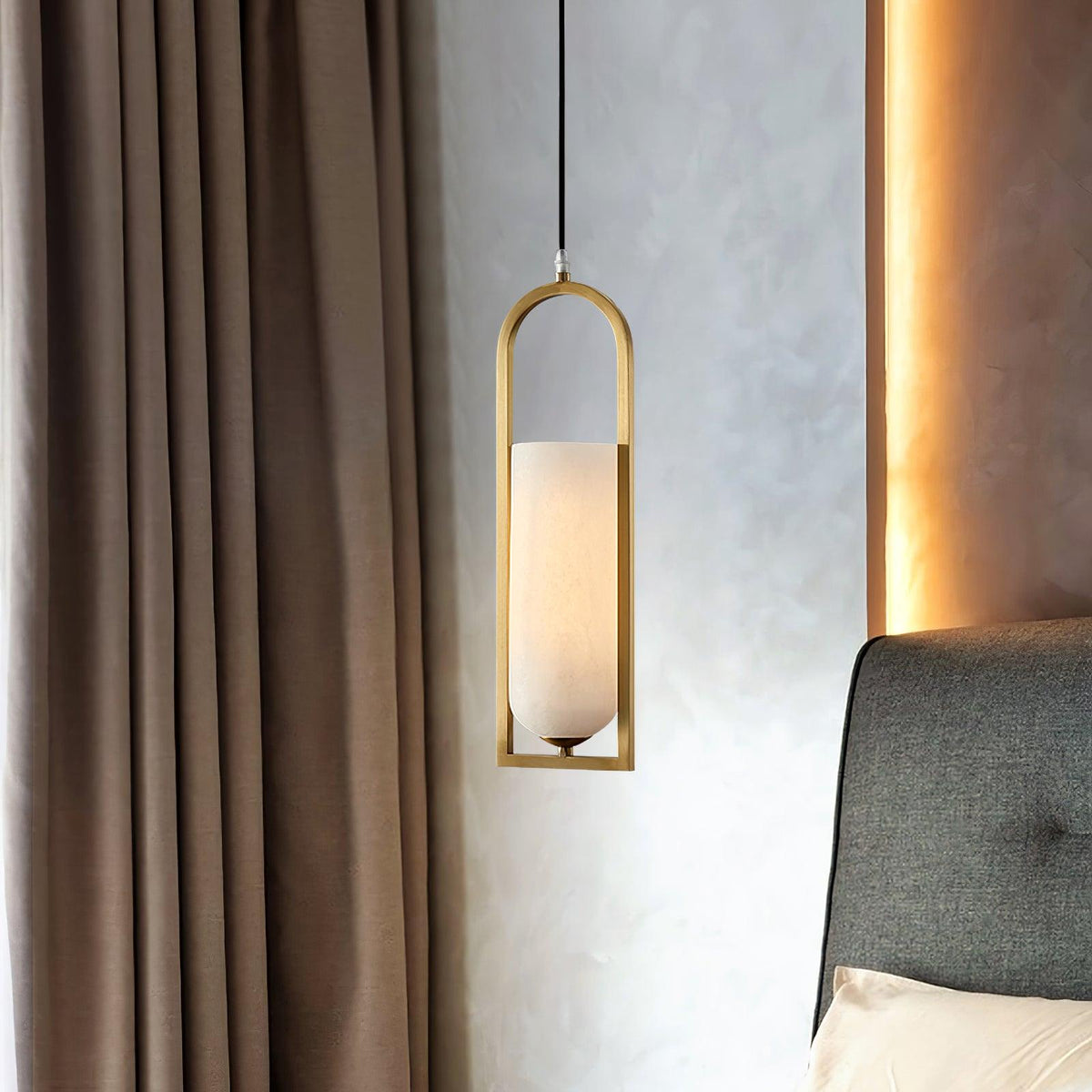 Svala Arch hanglamp met albast