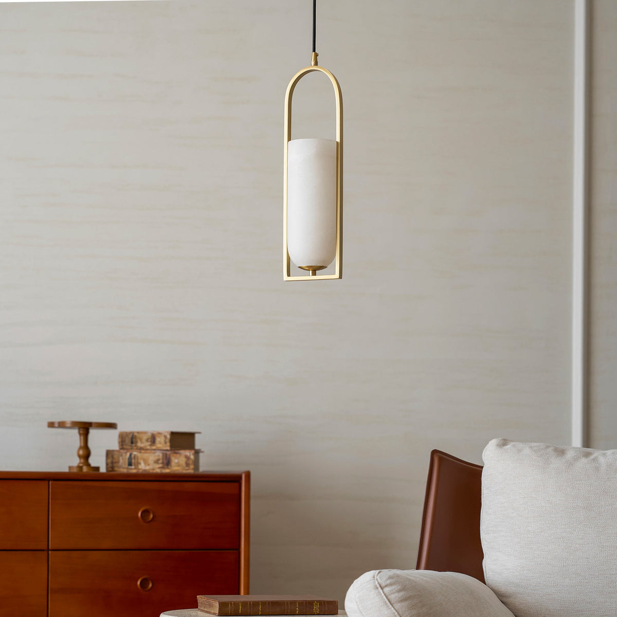 Svala Arch hanglamp met albast