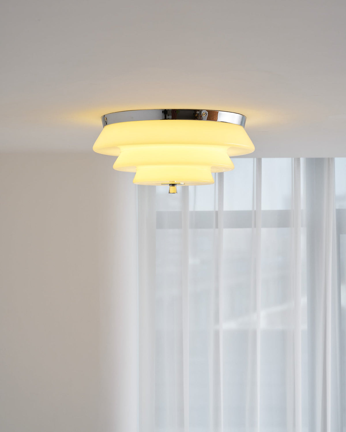 Eirenia plafondlamp met glas