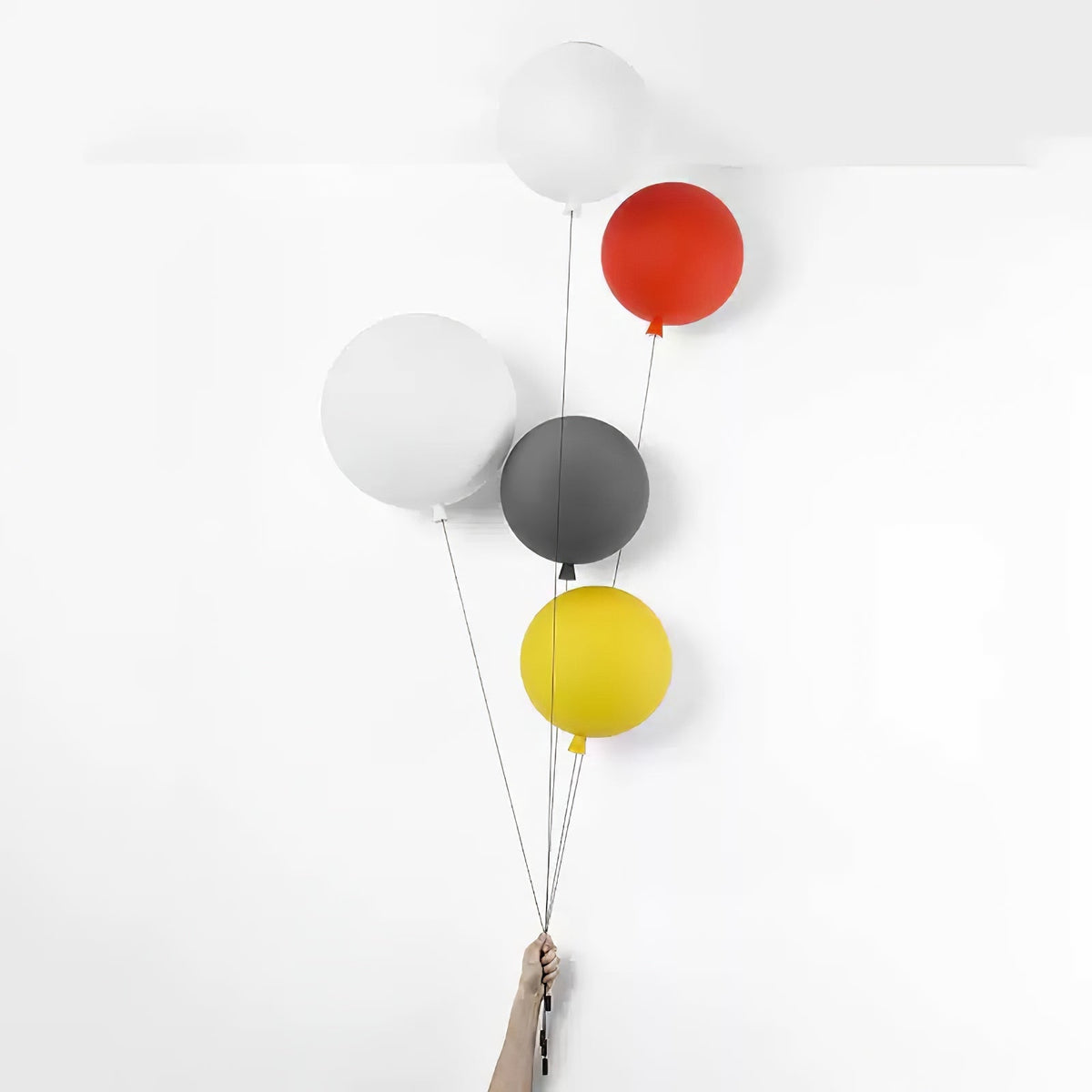 Kiri Vrolijk Dromerige ballonnen Kunststof Wandlamp