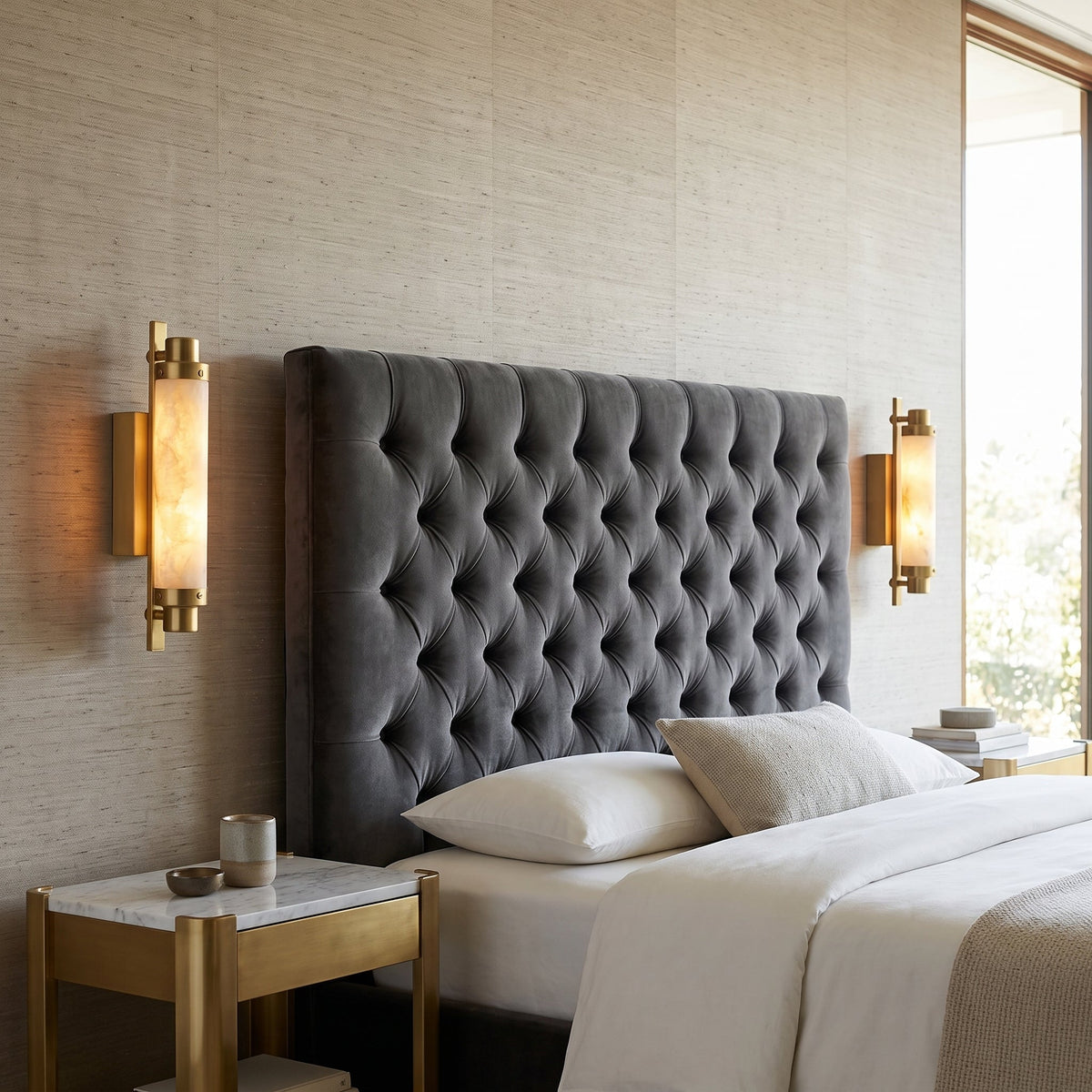 Brambleford Albasten wandlamp