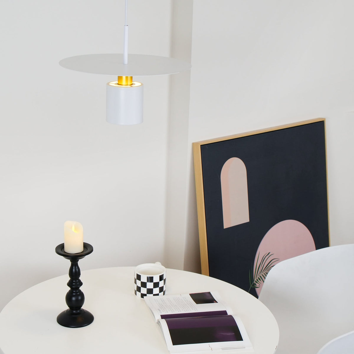 Erixy hanglamp Cilinder Schijf Industrieel
