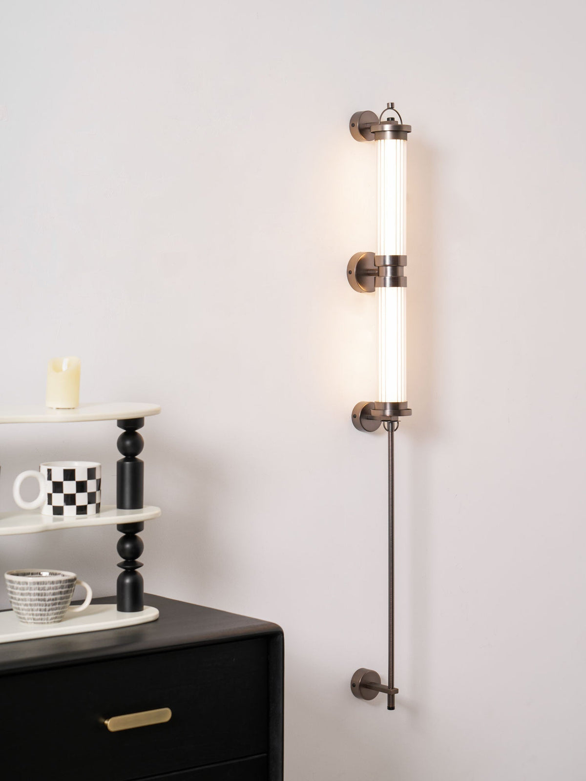 Eirirella Premium Noordse kunst verticale glazen wandlamp