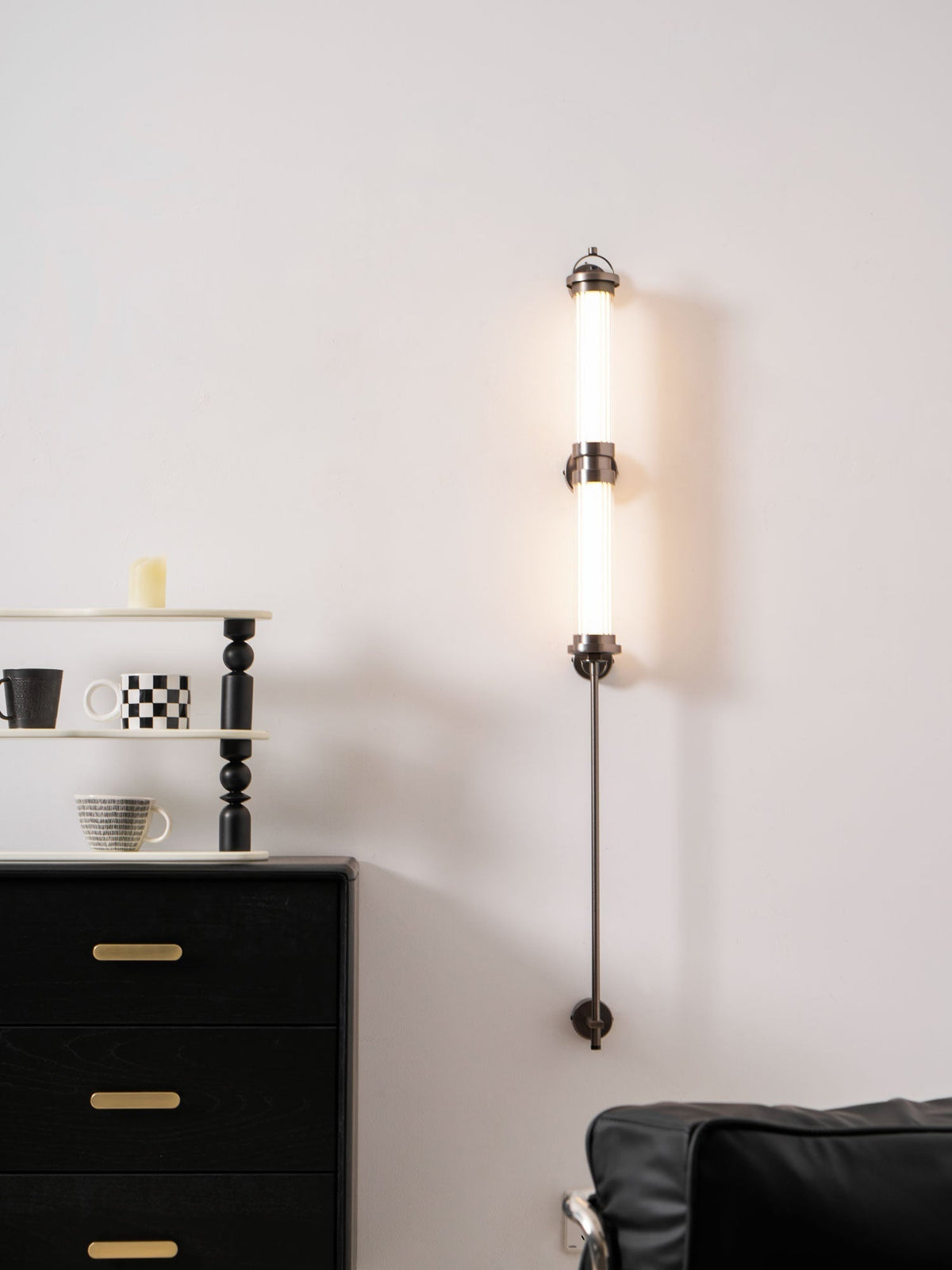 Eirirella Premium Noordse kunst verticale glazen wandlamp