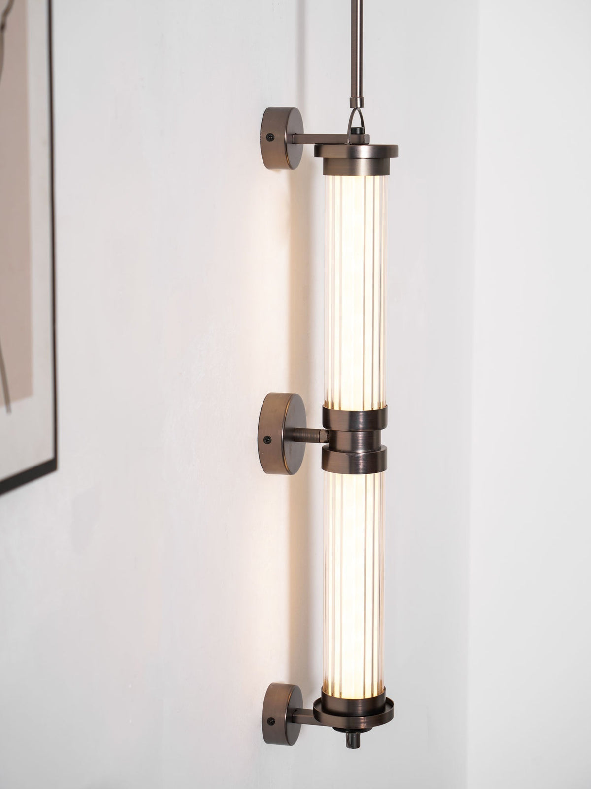 Eirirella Premium Noordse kunst verticale glazen wandlamp