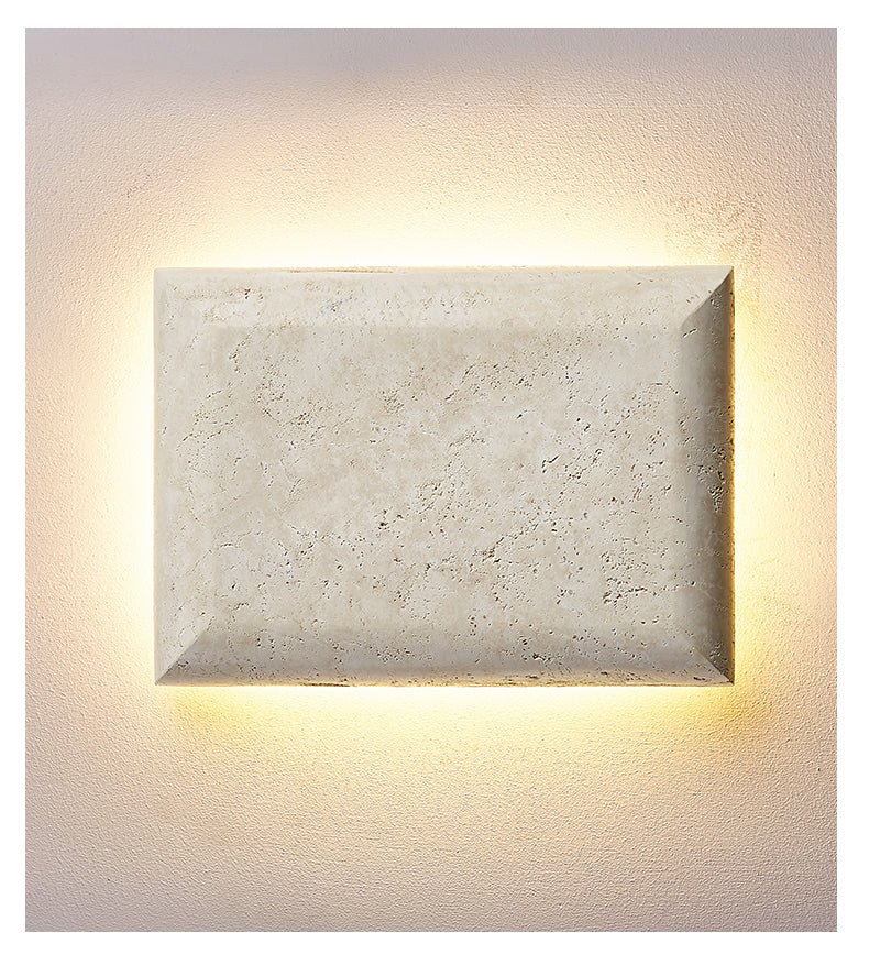 Mesarra travertin wandlamp