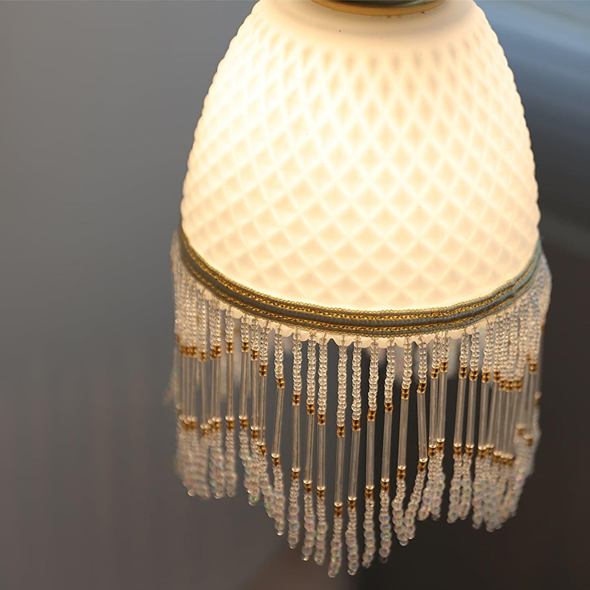 Mesh Tassel glas hanglamp