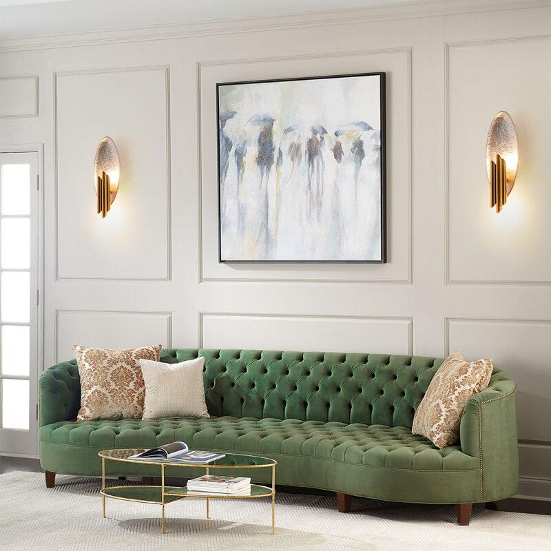 Aurerielle wandlamp Goud Zwart Minimalistisch