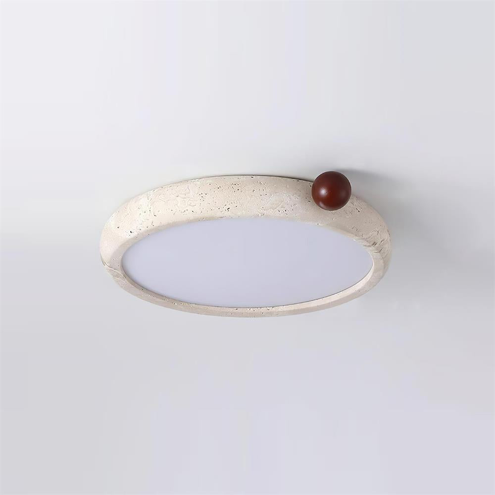Serelise Cute travertin Ronde plafondlamp