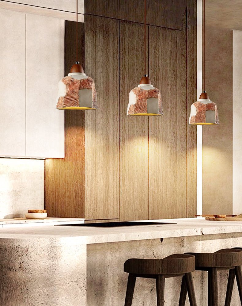 Caldreux Microcement Textured hanglamp