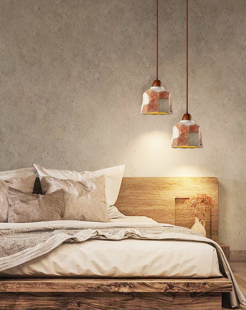 Caldreux Microcement Textured hanglamp