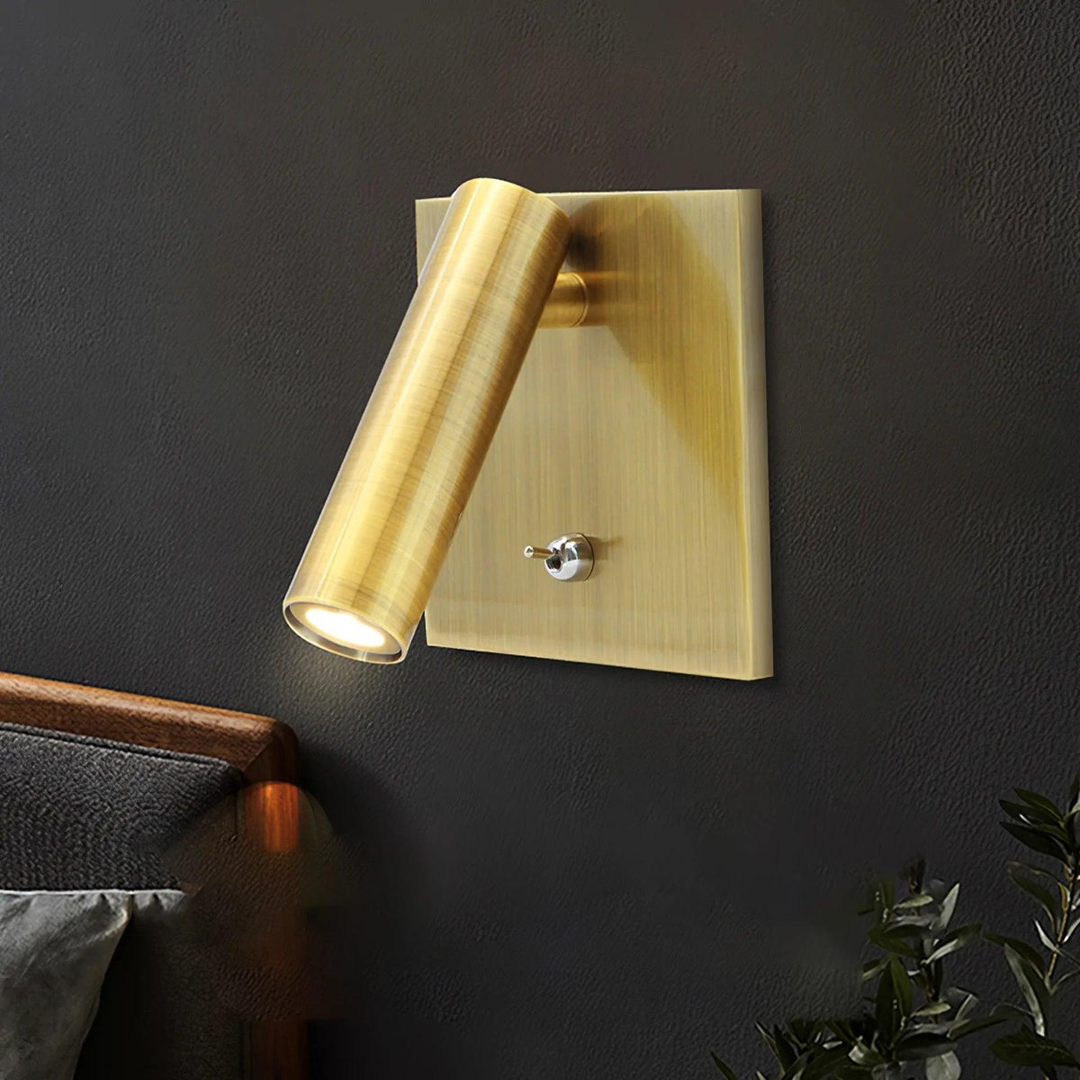 Teriiira Micro Square wandlamp met Schakelaar
